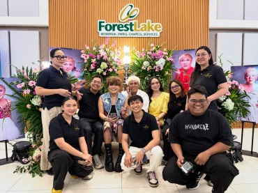 Ten-Person Forest Lake Group Portrait